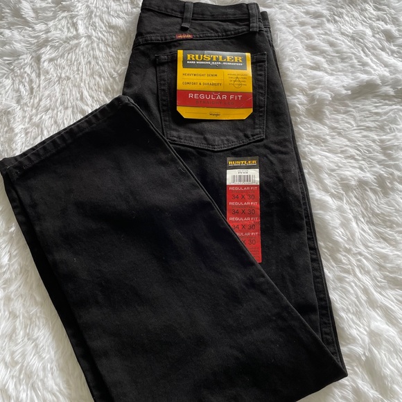 Rustler Other - 🔥3/$20🔥Rustler heavyweight denim black jeans NWT